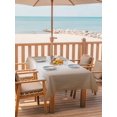 thumbnail image 2 of Outdoor Tablecloth with Umbrella Hole and Zipper, Brown Ombre Waterproof Patio Tablecloth for Dining 60''x84'', Modern Gradient Art Abstract Wipeable Table Cover for Picnic BBQ Party Patio, 2 of 9