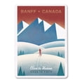 thumbnail image 2 of Banff, Canada, Skier In the Mountains, Litho, Lantern Press, Premium Playing Cards, 52 Card Deck with Jokers, USA Made, 2 of 5