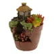 thumbnail image 4 of 1 maceta de resina para plantas suculentas, maceta para flores, decoración artesanal para el jardín del hogar ~ diseño de rana Cola Maceta, 4 of 8