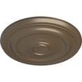 thumbnail image 3 of Ekena Millwork 15 7/8"OD x 1 1/2"P Kepler Traditional Ceiling Medallion (For Canopies up to 3 3/4"), Hand-Painted Warm Silver, 3 of 5