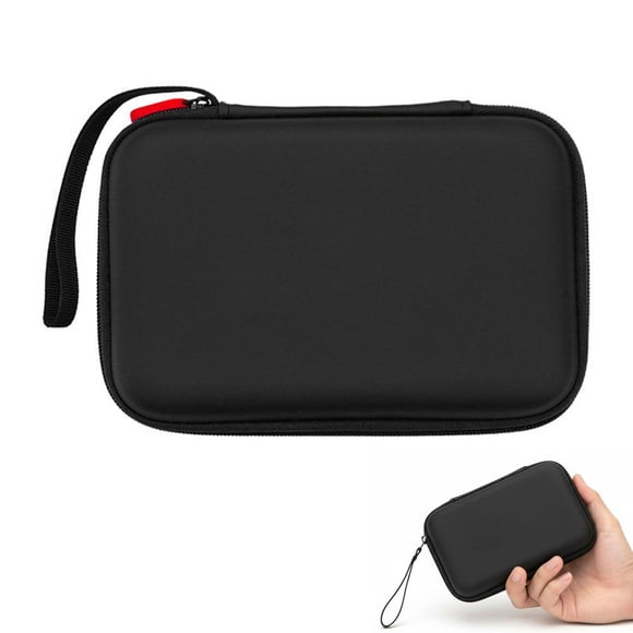Handheld Game Console Storage Bag, Portable Travel Case for RG ARC & RG DS, 1680D Velvet Lined, Shockproof Organizer with Mesh Compartment
