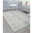 thumbnail image 2 of Soleil BR15D Native Cream Tribal Moroccan gray Area Rug, 2'x8', 2 of 9