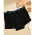 thumbnail image 4 of Finetoo Womens Boyshort Underwear Cotton Boxer Briefs for Ladies Full Coverage BoyShorts Panties 6 Pack, 4 of 4