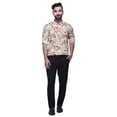 thumbnail image 2 of BESTMAN Chemises à Manches Retroussables Imprimées Kurta Mandarin Col Court pour Hommes, 2 of 6