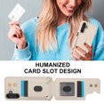 thumbnail image 5 of Tianyeda Crossbody Wallet Phone Case for Samsung Galaxy A15， PU Leather Case Back with Card Slot Magnetic Clasp Kickstand wrist holder white, 5 of 5