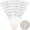 White, variant on NOGIS 50pcs String Pearl Sticks Christmas Picks and Sprays, Gold Floral Picks, Gold Floral Accents, Pearl Stick Stems Bouquets, 4mm Beads Beaded Stem for Wedding Party Decoration, Table Decor