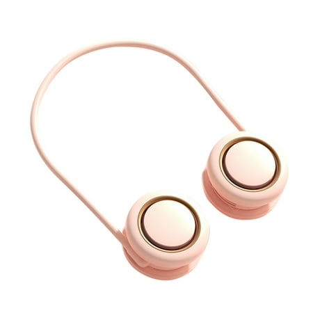 

iaksohdu Mini USB Rechargeable Lazy Neckband Air Cooler Fan for Office
