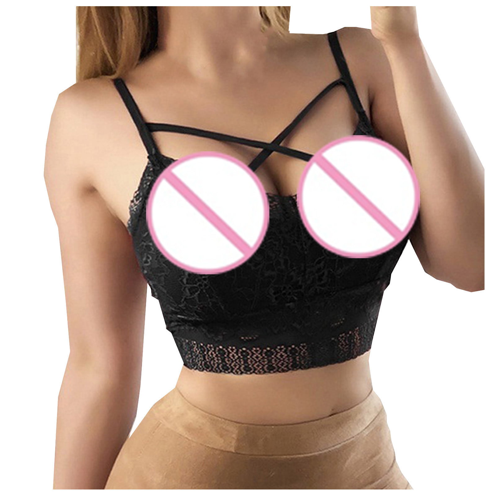 MHSP Ladies Lace Bra Spring Summer Sexy Wrapped Breast Tube Top