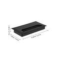 thumbnail image 2 of HAMPPLIES 4Pcs Black Desktop Cable Grommet Covers with Brush for Safe and Organized Desk Cable Management, 2 of 7