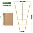 thumbnail image 4 of 2ft Fan-Shaped Bamboo Trellis-Indoor Plant Support for Climbing Plants, Vegetables, and Potted Plants 3pcs, 4 of 8
