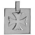 thumbnail image 1 of 925 Silver St John,s / Maltese / Regeneration Cross Charm Pendant 19mm, 1 of 1