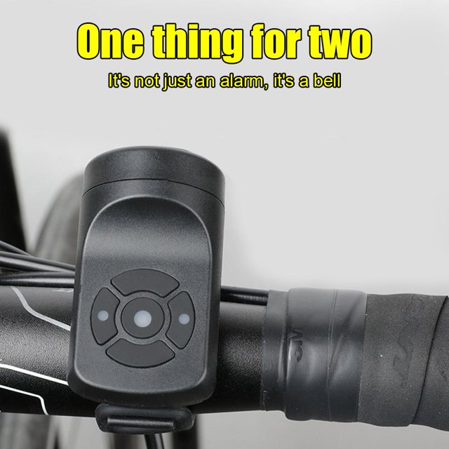 Bicicleta 2 en 1 USB recargable MTB bicicleta de carretera alarma antirrobo campana eléctrica bocina
