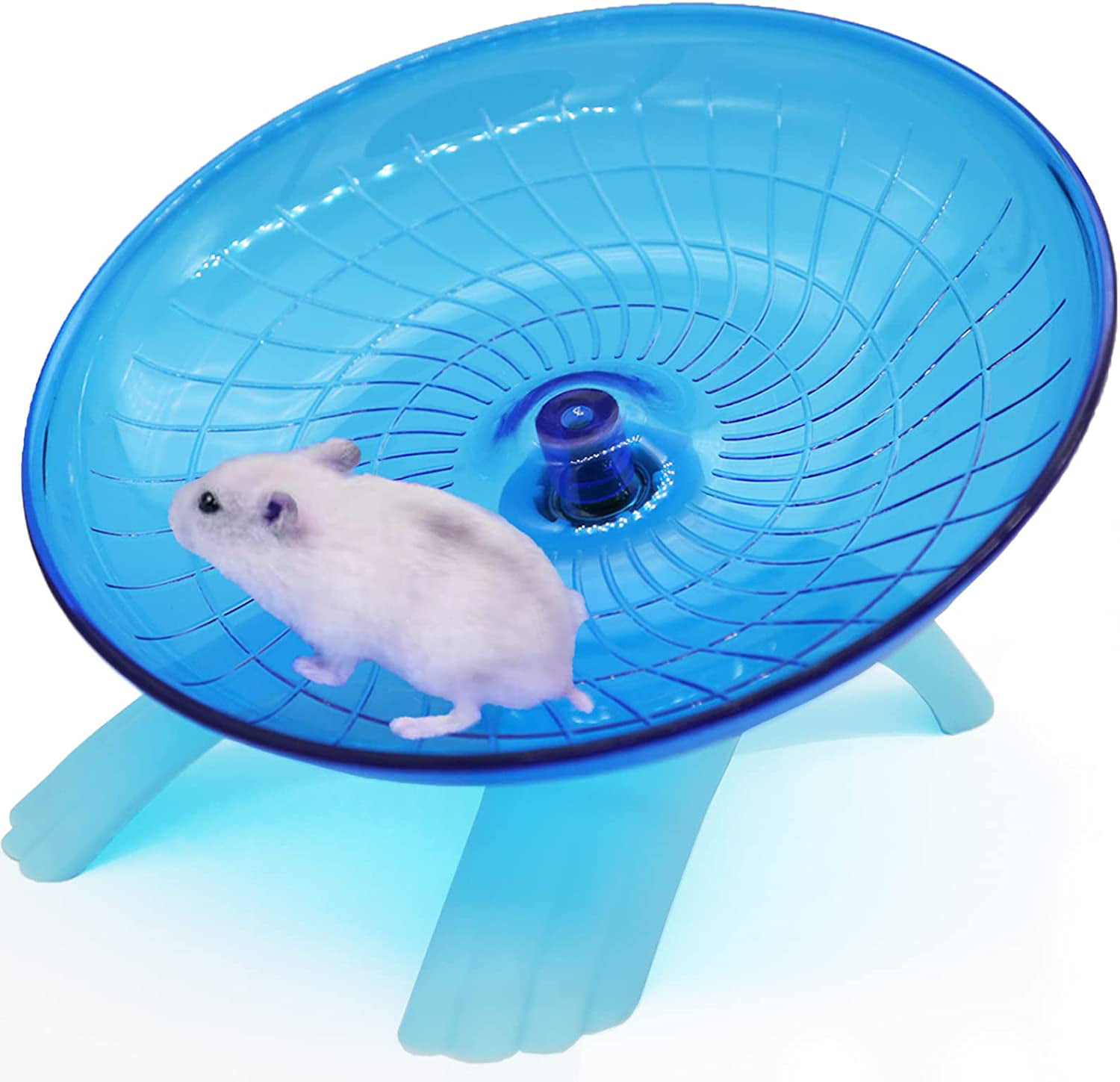 Hamster Wheel, Hamster Flying Saucer Wheel, Hamster Exercise Wheel, Silent,  Perfect Size, Super Quiet, Easy to Clean, for Dwarf Hamster, Syrian Hamster,  Hermit Crab, Hedgehog and Small Animal 