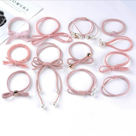 Kaboer Hair Bands Hair Ties Box Set Bowknot Scrunchies Ponytail