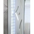 thumbnail image 5 of Gunnison Wood California King LED Panel Bed Silver Metallic, 5 of 9