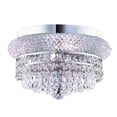 thumbnail image 1 of PWG Lighting - Lighting By Pecaso 1531F12C-RC Adele Heirloom Handcut Crystal Flush Mount, Chrome, 1 of 1