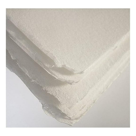 Rives BFK White Printmaking Paper - 5 Sheets 22x30", 100% Cotton, Neutral pH - for Etching, Lithography, Drawing & More