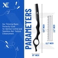 thumbnail image 2 of Navaja para entresacar el cabello XE Xpert Excellence de acero inoxidable, 2 of 7