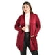 thumbnail image 1 of Ensamble abierto con bolsillos Roman Fashion /Tallas Extras, 8008 (Vino) vino 36, 1 of 5