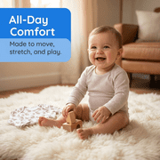 Baby Bright Newborn Essentials Must Have Clothes for Baby Boy – Newborn Boy Outfits, Bodysuit from Newborn to Infant, Preemie Bodysuits, Best Baby Shower Gifts, 2-Pcs Set