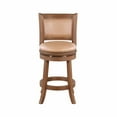 thumbnail image 3 of Boraam Augusta 26" Swivel Wood Kitchen Counter Stool - Chestnut Wire-Brush, 3 of 8