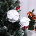 thumbnail image 3 of 3PCS Hot Home Decor DIY Wedding Decor Christmas Tree Decoration Ball Glitter Foam Ball White Petal Balls Pendant Holiday Decor 8CM 2, 3 of 8