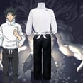thumbnail image 3 of Disfraz de Cosplay de Jujutsu Kaisen Yuta Okkotsu para hombres y mujeres, peluca de Anime, uniformes de fiesta de Halloween, Tops, pantalones y cinturón, 3 of 4