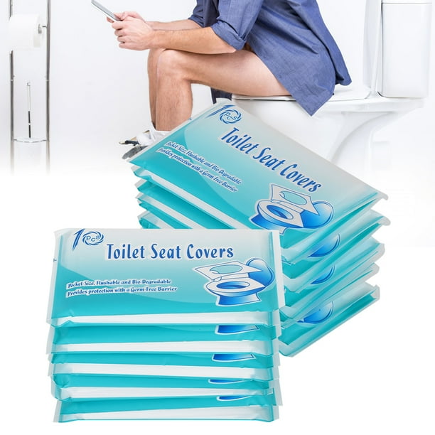 Toilet Paper Pad, Disposable Universal Flushable Toilet Covers, For