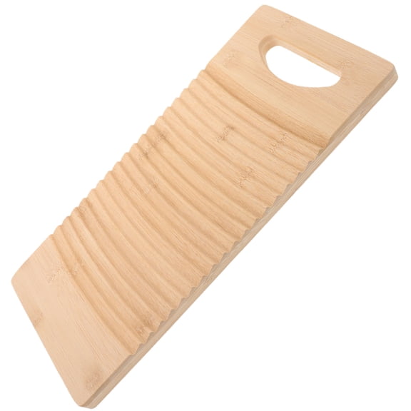 KAKOWELY Bamboo Washboard NonDamaging Wash for Underwear Socks Baby Clothing 1Set 15.7X7.1X0.7In
