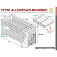 thumbnail image 4 of ACME Allentown Twin over Twin Bunk Bed with Storage, White, 4 of 7