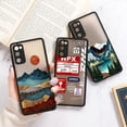 thumbnail image 2 of Funda de paisaje para Samsung S21 FE, Galaxy S23 Ultra S22 S20 FE S22 Plus S10 Plus S21FE, Fundas transparentes mate duras Fivean unisex, 2 of 2