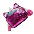 thumbnail image 4 of HLONK Sequins Handbag Purse with Chain - Rose, 4 of 5