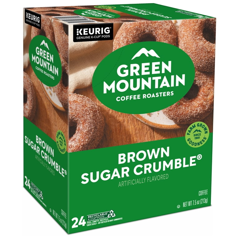 Green Mountain Coffee Roasters, Brown Sugar Crumble Light Roast K-Cup  Coffee Pods, 24 Count