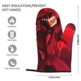 thumbnail image 3 of Hazbin Hotel Alastor Radio Demon Microwave Gloves Anti Scalding Heat Resistant Oven Mitts Set Of 2 For Kitchen Cooking Baking Grilling BBQ, 3 of 8