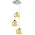 thumbnail image 1 of SereneLife SLLMP34 Triple Pendant Hanging Lamp Ceiling Light - Glass, 1 of 1