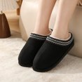 thumbnail image 5 of BERANMEY Cozy Platform Fuzzy Slippers for Women and Men Short Ankle Slippers with Anti-Slip Sole Lined with Warm Furry Perfect for Indoor & Outdoor Use, 5 of 8