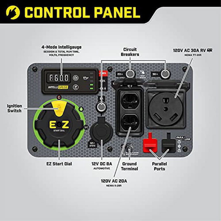 Champion 4500-Watt Portable Dual Fuel Inverter Generator with