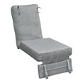 thumbnail image 6 of ATR ART to REAL Indoor Outdoor Recliner Replacement Waterproof Cushion, 5.5” Thick,Removable Washable Cover,Water Repellent,Grey, 6 of 12