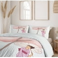 thumbnail image 6 of Ambesonne Umbrella Girl Duvet Cover Sets, Woman Blossom Tree, 2-Queen, Pale Pink Multicolor, 6 of 7