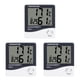 thumbnail image 4 of Wosthever Mini termómetro digital Medidor de humedad Temperatura ambiente Interior LCD Despertador Higrómetro Type1 NO1, 4 of 6