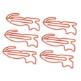 thumbnail image 3 of 100 Pcs Mignons Trombones en Forme d'Animal Amusant Signet Document Organiser des Clips Drôle Signet Planificateur Clips Orange, 3 of 14