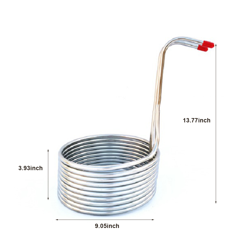 MATHOWAL 8M Super Efficient 304 Stainless Steel Beer Cooling Coil Home
