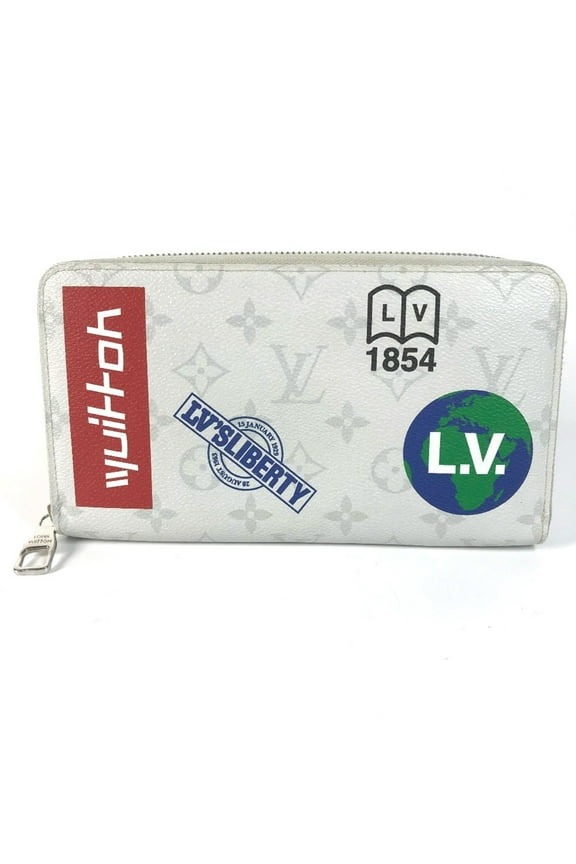 Pre-Owned LOUIS VUITTON M67824 Monogram Logo Story Zippy Organizer Round Zipper Long... (Good)