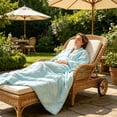 thumbnail image 6 of Bubble Washed Cotton Summer Quilt Full Size 200x150cm Lightweight Breathable Bedding for Hot Weather 1 Piece, 6 of 6