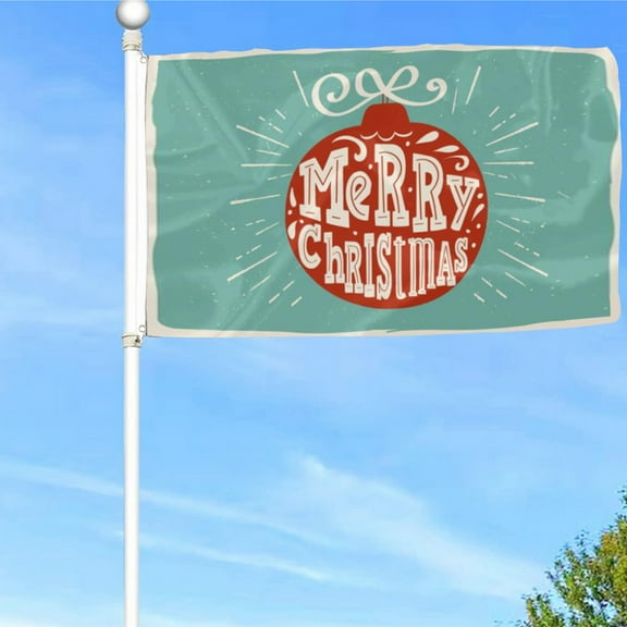 Bayyon Merry Christmas Flag Banner with Grommets 3x5Feet Man cave Decor 17