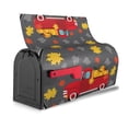 thumbnail image 3 of Vsdgher Red Pickup Truck With Pumpkins Mailbox Cover Magnetic Mailbox Wraps Post Letter Box Cover for Garden Yard Home Decor 2 Sizes-25.5x21 in, 3 of 8