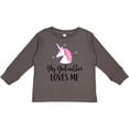 thumbnail image 3 of Inktastic Godmother Loves Me Unicorn Girls Girls Long Sleeve Toddler T-Shirt, 3 of 5