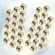 thumbnail image 5 of 1.4x1.4cm 100Pcs Elegante Campana cruzada de Navidad Campana abierta Cascabeles Colgante de árbol de Navidad Dorado, 5 of 5