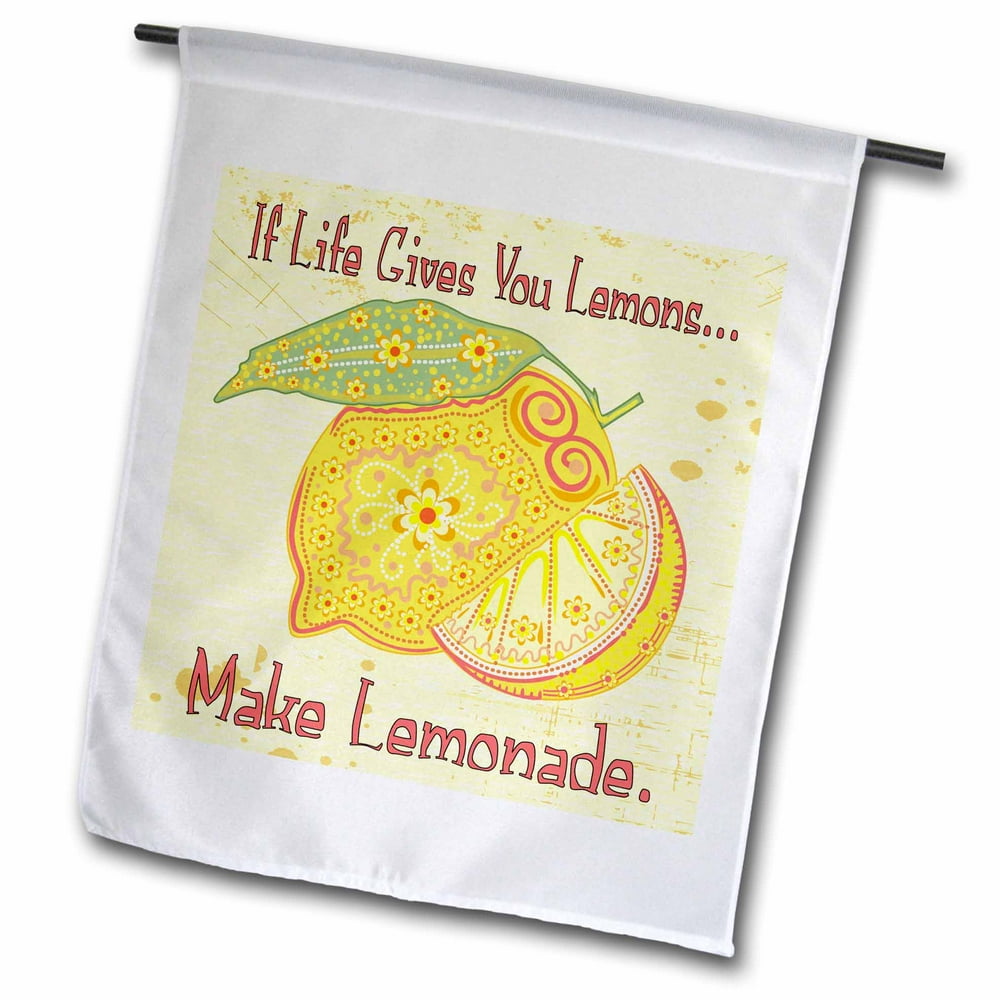 3dRose Ornate Vintage Stylized If Live Gives Lemons Make Lemonade