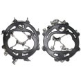 thumbnail image 2 of Crampones para Exteriores, 8 Dientes, Acero Inoxidable, Antideslizantes, para Nieve, Montañismo, Cubiertas para Zapatos, Equipo para Exteriores, Color Negro, 2 of 5